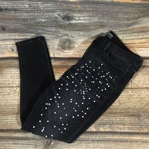 ana jeweled jeggings NWOT